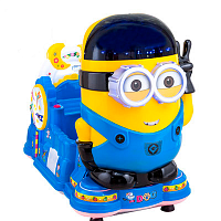 Детский аттракцион качалка "Желтый человечек" 