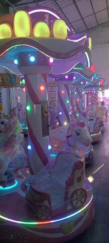 Детская карусель "Сахарные пони", карусель аттракцион фото 3