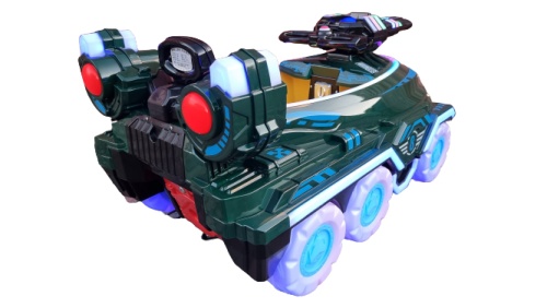 Аттракцион качалка "БТР", детский аттракцион качалка фото 4